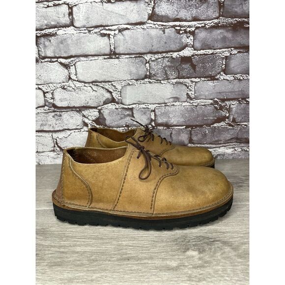 JF Vibram Brown Leather Casual Lace Up Oxfords Shoes Women Sz 8.5M US/39EU - Picture 11 of 16